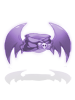 Cachecol de Morcego Roxo